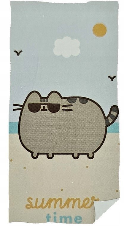 Pusheen Summer Time Ręcznik plażowy 100% bawełna 70x140cm