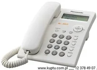 Telefony stacjonarne - KX-TSC11 PDW telefon przewodowy z identyfikacją UŻYWANY 1 rokj gwarancji - miniaturka - grafika 1