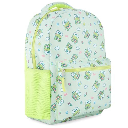 Plecak szkolny Hello Kitty Allover - Hello Kitty, My Melody, Kuromi, Keroppi - Hello Kitty School Bookbag, ŻÓŁTY