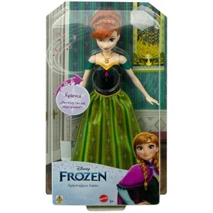 Lalka MATTEL Disney Kraina Lodu Śpiewająca Anna HMG45 - Lalki dla dziewczynek - miniaturka - grafika 1