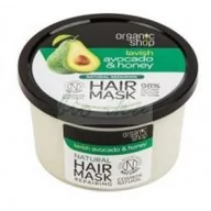 Maski do włosów - Organic Shop Regenerująca maska do włosów Organic Avocado & Honey 250ml - miniaturka - grafika 1