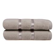 Ręczniki - Zestaw 2 jasnobrązowychbawełnianych ręczników Foutastic Dolce, 50x90 cm - miniaturka - grafika 1