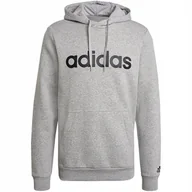 Bluzy męskie - Bluza męska adidas Essentials Hoodie szara GK9071 S - miniaturka - grafika 1