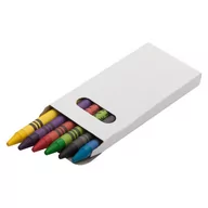 Kredki, ołówki, pastele i pisaki - Zestaw Kredek Woskowych 8 Cm, Biały - miniaturka - grafika 1