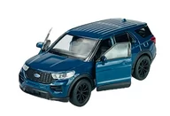 Samochody i pojazdy dla dzieci - WELLY 2023 FORD EXPLORER NIEBIESKI 1:34 SAMOCHÓD NOWY METALOWY MODEL - miniaturka - grafika 1