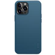 Etui i futerały do telefonów - Nillkin Super Frosted Shield wzmocnione etui pokrowiec + podstawka iPhone 13 Pro Max niebieski - miniaturka - grafika 1
