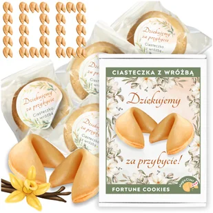 Ciasteczka z Wróżbą dla gości Dziękujemy za Przybycie Ciastko Magiczne 100 - Pieczywo chrupkie - miniaturka - grafika 1