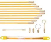 Kable - WCIĄGARKA DO KABLI WŁÓKNO SZKLANE PRZECIĄGANIA KABLI 6MM 10X1M STALKA PILOT - miniaturka - grafika 1