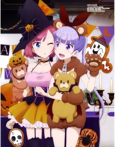 Plakat Anime Manga New Game+ ng_053 A2 (custom)
