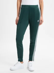 adidas Originals Damskie spodnie do biegania Kobiety Bawełna zielony wzorzysty, S - Spodnie damskie - miniaturka - grafika 1
