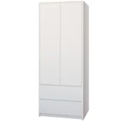 Szafy biurowe - Szafa Młodzieżowa Biurowa 2 Szuflady Biała B-6 Pl - miniaturka - grafika 1