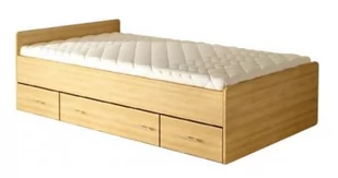 Łóżko z płyty 80262 M&K Foam Koło 100x200 buk - Łóżka - miniaturka - grafika 1
