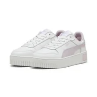 Buty dla dziewczynek - Młodzieżowe sneakersy Carina Street PUMA White Grape Mist Purple - miniaturka - grafika 1