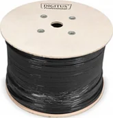 Kable miedziane - Digitus Kabel teleinformatyczny U/UTP kat.6 PE zewnętrzny suchy czarny Fca DK-1611-V-5-OD /500m/ - miniaturka - grafika 1