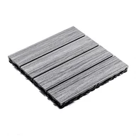 Podesty i deski tarasowe - Podest Tarasowy Kompozytowy Premium Gray 30 x 30 x 2,5 cm - miniaturka - grafika 1