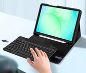 Akcesoria do tabletów i e-booków - TECH-PROTECT SC PEN + KEYBOARD GALAXY TAB A9 / A11 8.7 X110 / X115 / X133 / X135 BLACK - miniaturka - grafika 1