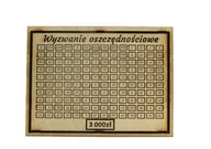 Skarbonki - Skarbonka wykreślana wyzwanie 3 000 tracker oszczędzanie prezent upominek - miniaturka - grafika 1