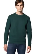 Bluzy męskie - Bluza Męska Bawełniana Zielona Nierozpinana Bez Kaptura Próchnik PM13 XL - miniaturka - grafika 1