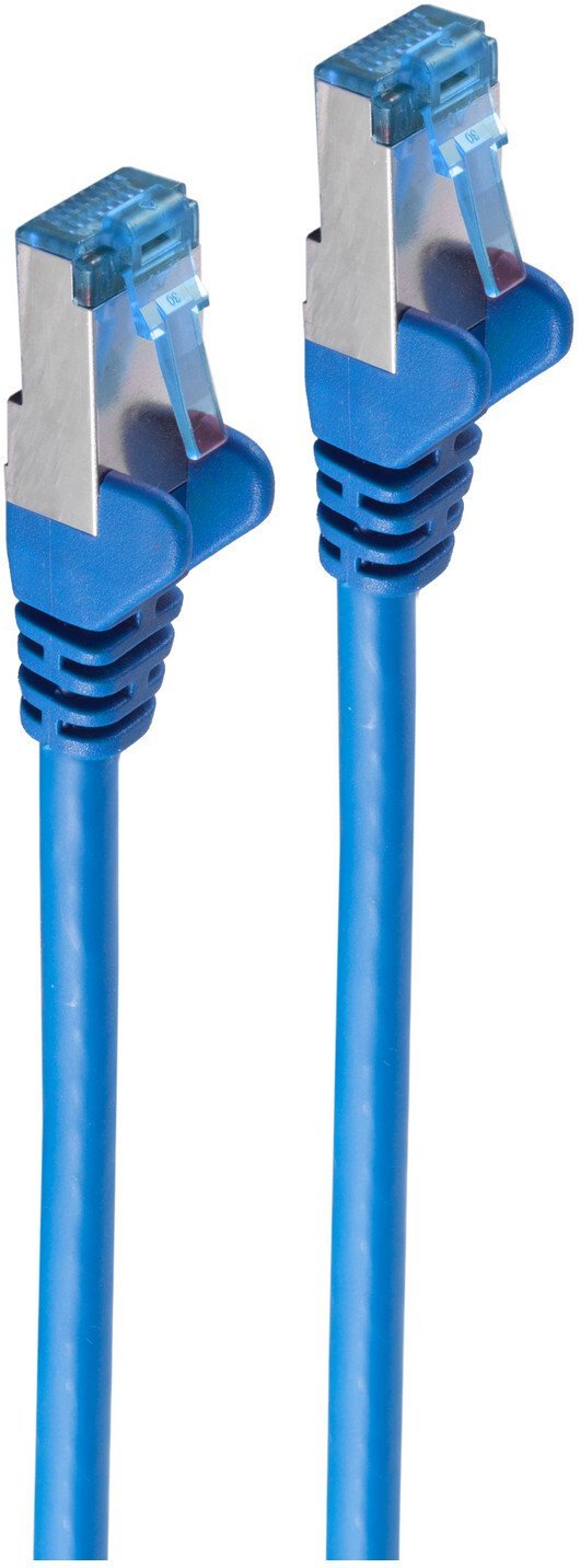 Shiverpeaks Kabel sieciowy krosowy cat6A S/FTP PIMF niebieski 0,25m BS75711-0.25B