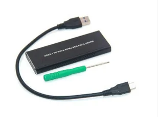 CoreParts MSUB8001 obudowa do dysków twardych Obudowa SSD Czarny M.2 - Obudowy i kieszenie na dyski twarde - miniaturka - grafika 1