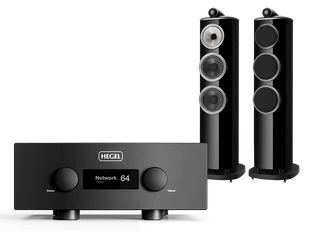 Hegel H600 (czarny) + 804 D4 (czarny połysk) - Zestawy stereo - miniaturka - grafika 1
