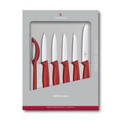 Kuchnie turystyczne i akcesoria - Victorinox Zestaw noży Victorinox Swiss Classic 6.7111.6G red - miniaturka - grafika 1