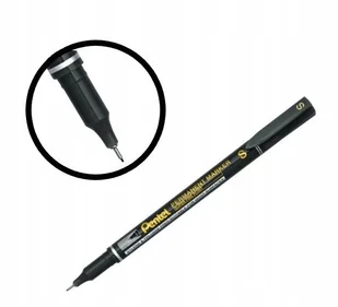 Marker Permanentny Pentel Nfs410-A Czarny 0,4Mm Foliopis - Zakreślacze - miniaturka - grafika 1