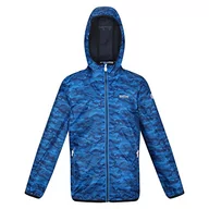 Kurtki i płaszcze dla chłopców - Regatta Dźwignia z nadrukiem, Imperial Blue Camo, 7 Lat - miniaturka - grafika 1