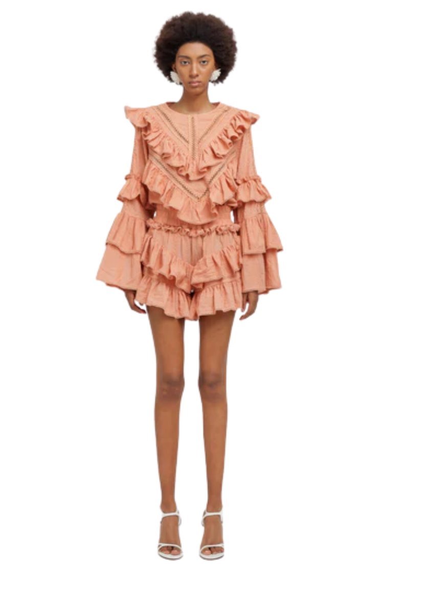 BLUSA damskie Weili Zheng CON RUCHES