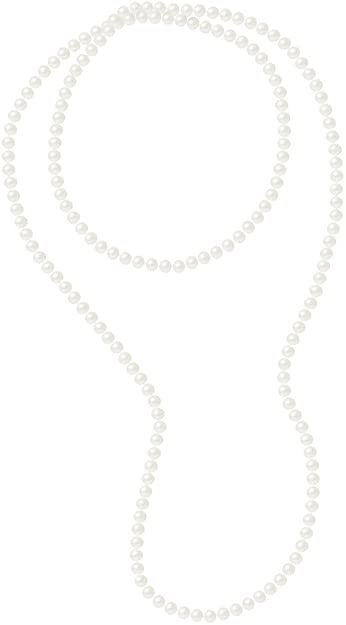 Pearls & Colors Pearl Woman Necklace 120 cm Freshwater Pearl 5.5-6 mm