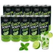 Napoje gazowane - Napój gazowany Lemon Soda Mojito 330ml X 11 - Fondi Di Crodo - miniaturka - grafika 1