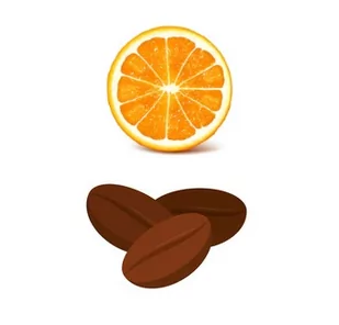 ﻿Kawa aromatyzowana o smaku POMARAŃCZY ziarnista 200g ARABICA EKO Cup&You - Cappuccino i kawy smakowe - miniaturka - grafika 1