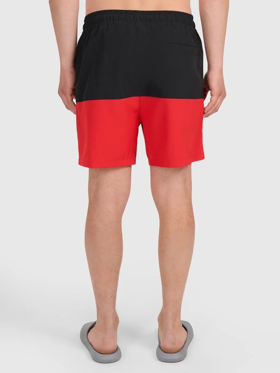Męskie spodenki plażowe 4F 4FWSS26UBDSM189-62S Czerwony 4XL
