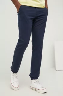 Spodnie męskie - Tom Tailor spodnie męskie kolor granatowy joggery - grafika 1