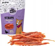 Przysmaki dla psów - VetExpert VetExpert Mr. Bandit STRIPS paski z kaczki 80g - miniaturka - grafika 1