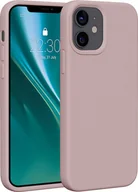 Etui i futerały do telefonów - Etteri Nakładka Etteri Silicone Case do iPhone 12 / 12 Pro 6,1" jasnoróżowa - miniaturka - grafika 1