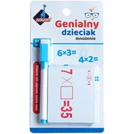 Książki edukacyjne - Askato Genialny dzieciak - fiszki matematyczne, mnożenie - miniaturka - grafika 1