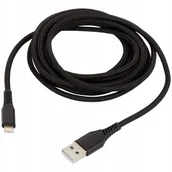 Kable USB - Kabel USB - Apple Lightning 3 m ładowanie i przesył danych max 18W - miniaturka - grafika 1