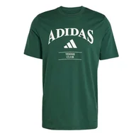 Koszulki sportowe męskie - Koszulka męska adidas Heritage Graphic Tee Green L - miniaturka - grafika 1