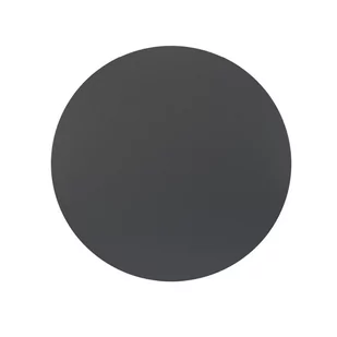 Ledowy kinkiet w formie grafitowej tarczy ⌀18cm O420WL-L12GF z serii WALD - Lampy ogrodowe - miniaturka - grafika 1