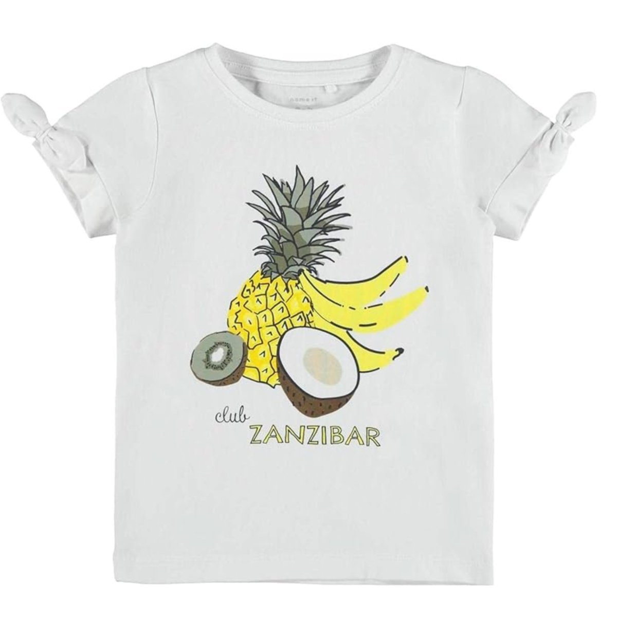 Koszulka dziewczęca Name It Jalma bawełniana z krótkim rękawem-92