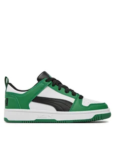 Puma Sneakersy Rebound Layup Lo SL Jr 370490 Zielony - Buty dla chłopców - miniaturka - grafika 1