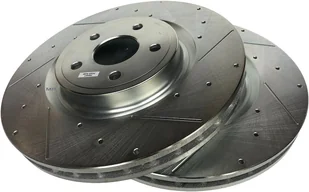 Przednie klocki Z26 + WIERCONE nacinane tarcze hamulcowe POWERSTOP Dodge Durango SRT 6,4 V8 - Tarcze hamulcowe - miniaturka - grafika 16