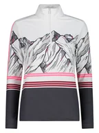 Koszulki sportowe damskie - CMP Koszulka funkcyjna w kolorze biało-antracytowym - miniaturka - grafika 1