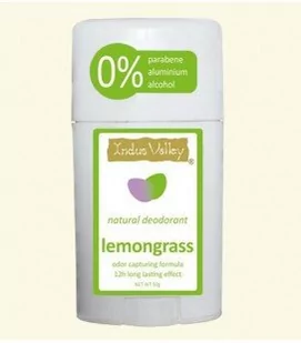 Indus Valley Indus Valley dezodorant w sztyfcie lemongrasowy 50 g 8904061206567 - Dezodoranty i antyperspiranty unisex - miniaturka - grafika 1