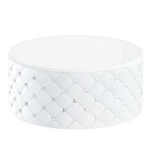 GLAMOUR Pufo-stolik Rodzaj obicia: Skaj Basic - Meble kosmetyczne - miniaturka - grafika 2