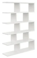 Półki do salonu - Minimalistyczny Regał Biały Wiszący Lub Stojący B4-H23 - miniaturka - grafika 1