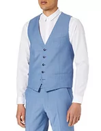 Garnitury - Cinque Męska kamizelka garniturowa Cimonopoli-w Business Suit, 66 niebieski, 56 - miniaturka - grafika 1
