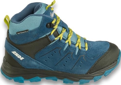 Ande Tonale Jr Ande Buty turystyczne Unisex - dla dzieci i młodzieży, Niebieski denim Vde Brill, 31 EU