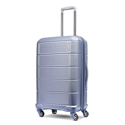 AMERICAN TOURISTER Unisex Stratum XLT 2.0 Rozszerzalny bagaż Hardside z kołami obrotowymi Bagaż - Walizka, Niebieskoszary, 24